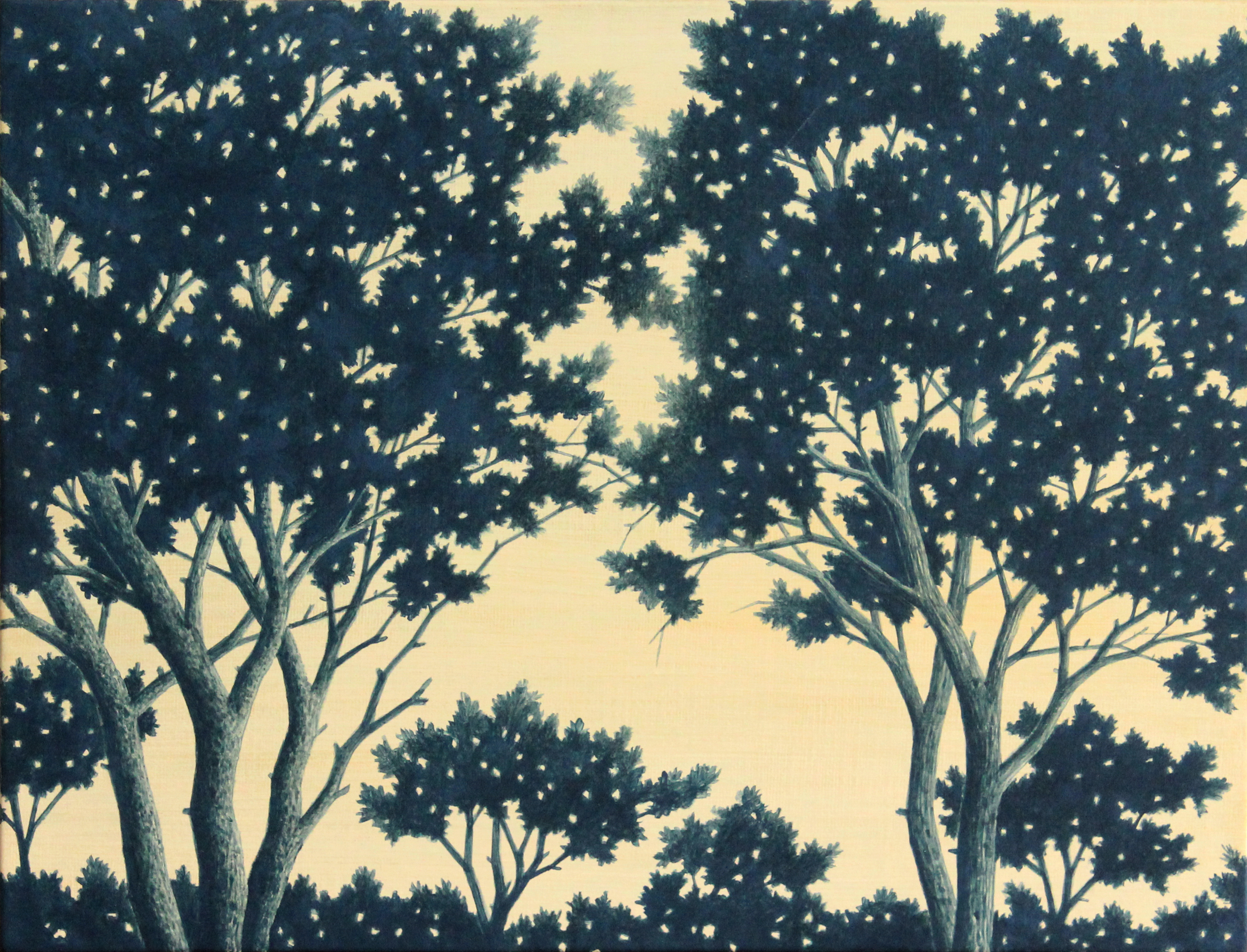 Image of form-숲 Acrylic on canvas,40.9x31.8cm,2013.JPG
